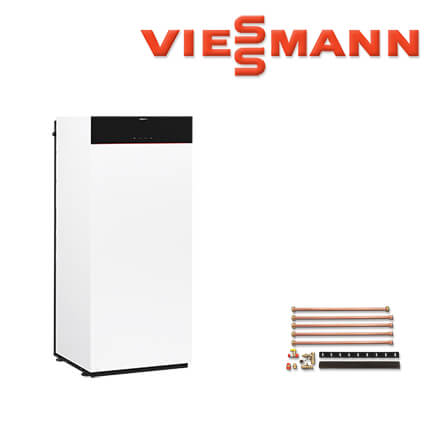 Viessmann Vitodens 222-F Gastherme, 19 kW, Z022092, Ladespeicher, Aufputz oben