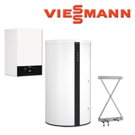 Viessmann Vitodens 300-W Gastherme, 19 kW, Z025074, 750 L Vitocell 320-M SVHA