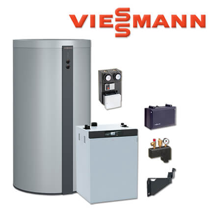 Viessmann Vitoligno 300-C Pelletkessel, 8 kW, VL3C148, 400 L 100-E, SVPA