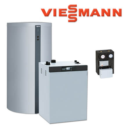 Viessmann Vitoligno 300-C Pelletkessel, 12 kW, VL3C149, 400 L 100-E, SVPA