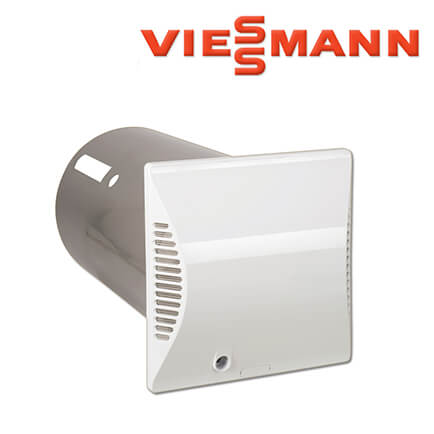 Viessmann-Z012505-1 Viessmann Wandhülse rund mit Außenwandblende, Z012505