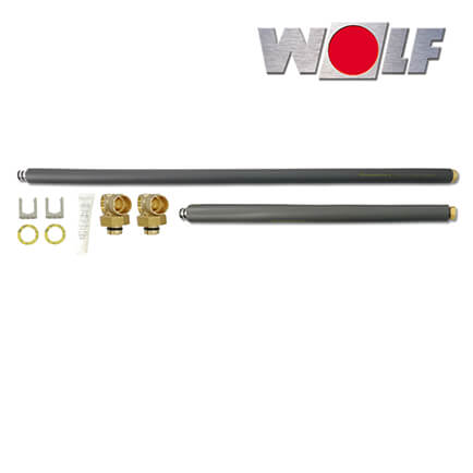 Wolf-2070947-1 Wolf Anschluss-Set für COB / TOB wandstehend