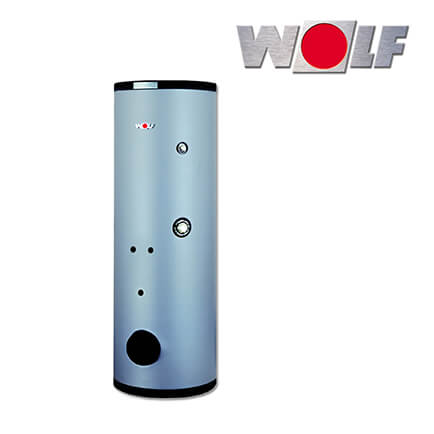 Wolf Warmwasser-Solarspeicher SEM-1-1000, 2 Glattrohr-Wärmetauscher, 1000 Liter