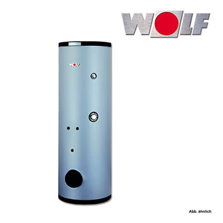 Wolf Warmwasser-Solarspeicher SEM-1-750, 2 Glattrohr-Wärmetauschern, 750 Liter