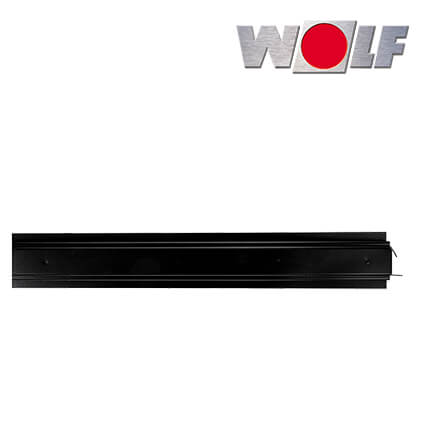 Wolf-2482459-1 Wolf Kollektorzwischenblech für 2 Kollektoren TopSon F3-1 / CFK-1, schwarzgrau
