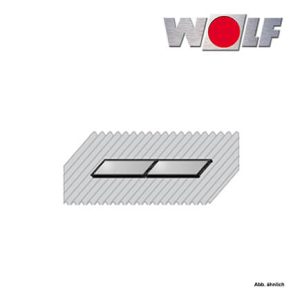 Wolf AluPlus Aufdach-Montage-Set Querformat Well-/Blechdach für zwei TopSon F3-1Q