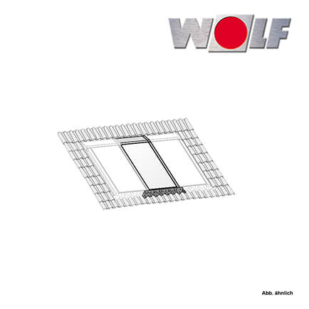 Wolf-2485125-1 Wolf Erweiterungssatz Indach-Montage-Set Schiefer/Biber für einen F3-1/CFK-1