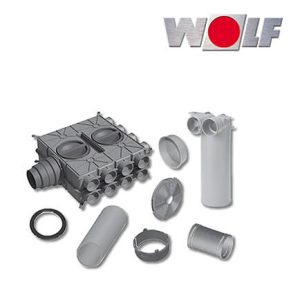 Wolf CWL-F-150 Excellent Zubehörpaket Rohbau 50/100 Flachkanalsystem 50×100