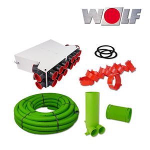 Wolf CWL-F-150 Zubehörpaket Rohbau 75mm DN125 Schlauch antistatisch DN 75/63