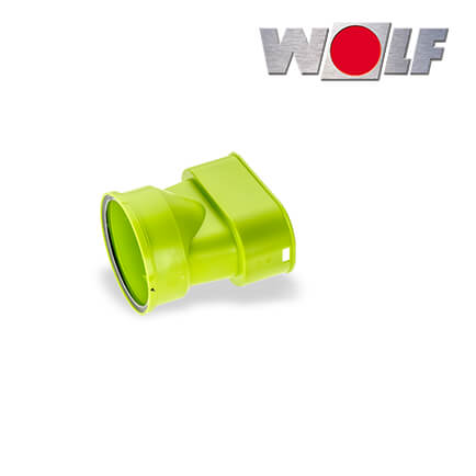 Wolf-2577599-1 Wolf CWL Adapter Flachkanal 50×100 zum Anschluss an den Luftverteiler DN125-180