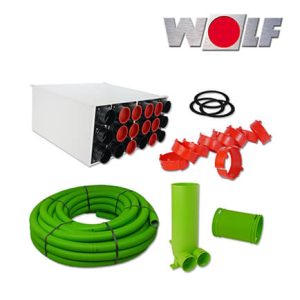 Wolf CWL-F-300 Zubehörpaket Rohbau 75mm DN160 Schlauch antistatisch DN 75/63