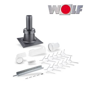 Wolf Grundbausatz LAS Mehrfachbelegung DN60 – DN110, raumluftunabhängig