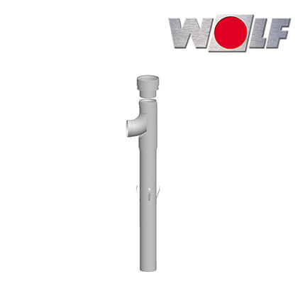 Wolf-2651584-1 Wolf Erweiterung DN110/DN160 inkl. Stützrohr 2 m u. Abstandhalter