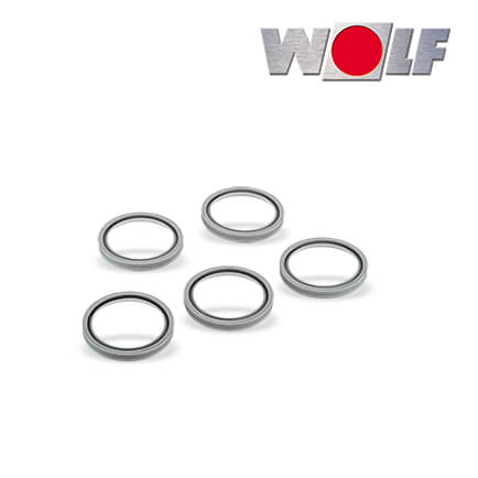Wolf-2651745-1 Wolf Dichtung für Abgasrohr DN60, 1 Satz = 5 Stück