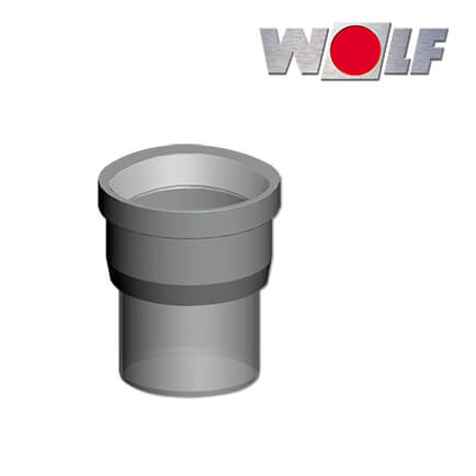 Wolf-2652228-1 Wolf Erweiterung DN110 auf DN160 aus Polypropylen bis 120°C