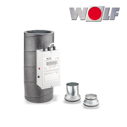 Wolf-2745445-1 Wolf CWL Elektrisches Nachheizregister 1000W, DN125, CWL-180/F-150 Excellent