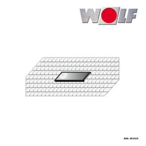 Wolf Aluplus Aufdach-Montageset Querformat, für Topson Kollektor F3-1Q, Biber