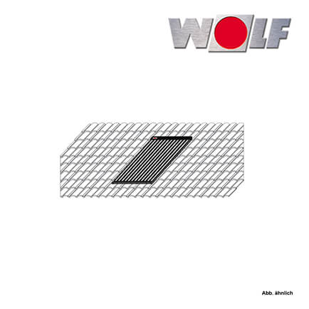 Wolf Basis-Aufdach-Montage-Set für 1 Kollektor CRK-12, Falz-Ziegel