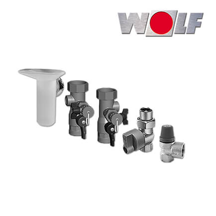 Wolf-8616330-1 Wolf Anschluss-Set für Aufputz-Installationen für CGB-2-38/55
