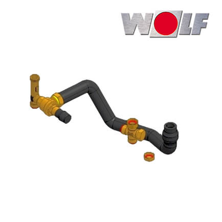 Wolf-9147111-1 Wolf Anschlusset für Reihenspeicher CPU-1-50 an CHA