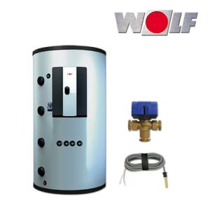 Wolf Paket Schichten-Pufferspeicher BSP-W-1000B inkl. Zubehör, für CHA
