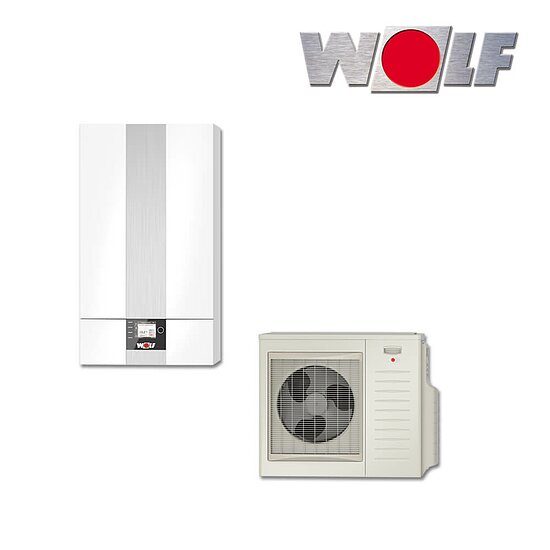 Wolf BWL-1S-05/230V Split Luft/Wasser-Wärmepumpe mit Elektroheizelement