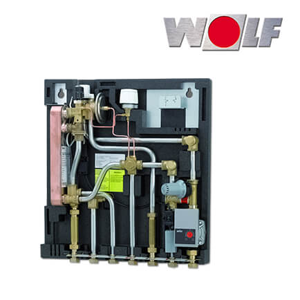 Wolf CAT-LT 37 Wohnungsstation 10 – 15kW, 37 / 13,3 kW /l/min, Dämmhaube