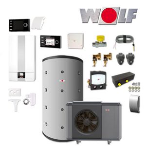 Wolf CGB-2-75 75kW Gas-Brennwerttherme, CHA-10/400V, SPU-2-800, BM-2