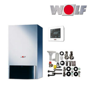 Wolf CGU-2K-18 18kW Gas-Heizwert-Kombitherme, Regelung RM-2, Unterputz, L / LL