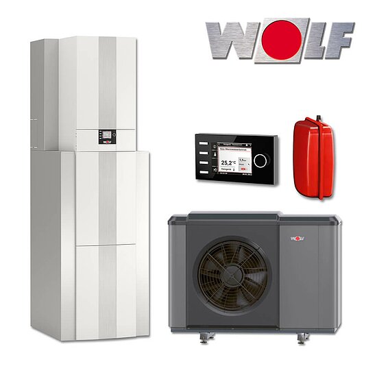 Wolf CHC-Monoblock 10/300, Wärmepumpencenter, Luft/Wasser-Wärmepumpe
