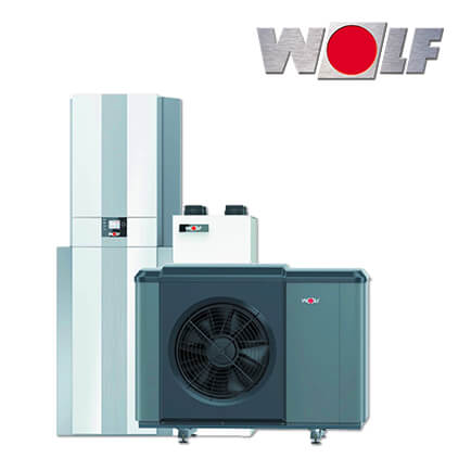 Wolf CHT-Monoblock 07/300, Haustechnikzentrale, Luft/Wasser-Wärmepumpe