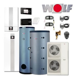 Wolf COB-2-20 20kW Öl-Brennwertkessel mit BWL-1SB-10, SPU-1-200, SEW-1-300