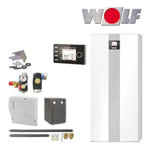 Wolf COB-2-29 29kW Öl-Brennwertkessel mit Anschluss-Set COB, Mischer
