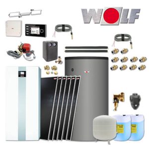 Wolf TGB-2-30 30kW Gas-Brennwertkessel Gaskessel, 6x Topson F3-1, BSH-1000, BM-2