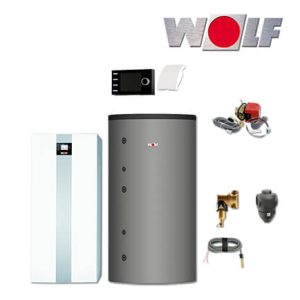 Wolf TGB-2-30 30kW Gas-Brennwertkessel, Gaskessel mit Speicher BSH-500, BM-2
