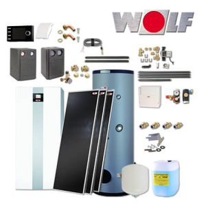Wolf TGB-2-30 30kW Gas-Brennwertkessel, 3x Topson F3-1, SEM-2-400, BM-2, 1 HK
