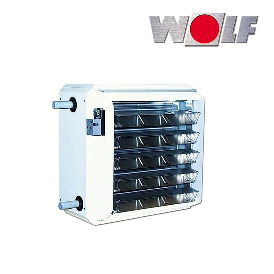 Wolf Luftheizer TLHK 25, CU/AL, 230V / 50Hz, Induktionsjalousie manuell