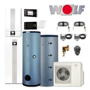 Wolf TOB-18 18kW Ölbrennwertkessel mit BWL-1SB-07, SPU-1-200, SEW-1-300
