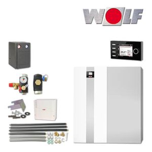 Wolf TOB-18 18kW Ölbrennwertkessel mit Speicher TR-160, Mischer, BM-2