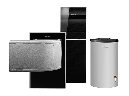 2547136.jpg Buderus WLW196i-6 IR T190 Logaplus Wärmepumpen-Paket mit Pufferspeicher P120.5 S-B für Heizkreis