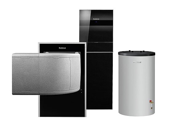 2547137.jpg Buderus WLW196i-8 IR T190 Logaplus Wärmepumpen-Paket mit Pufferspeicher P120.5 S-B für Heizkreis