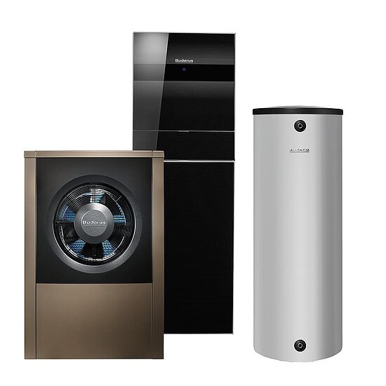 2549150.jpg Buderus WLW196i-14 AR T190 Logaplus Wärmepumpen-Paket mit Pufferspeicher P200.5 S-B für Mischkreis