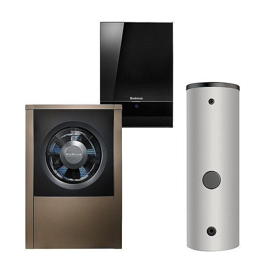 2550115.jpg Buderus WLW196i.2-6 Luft-Wasser-Wärmepumpen Paket WLW E4 mit BPU Kombispeicher