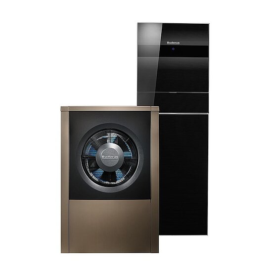 2550125.jpg Buderus WLW196i.2-6 AR TS S+ Wärmepumpen-Paket WLW TS1 mit Regelung RC100 H