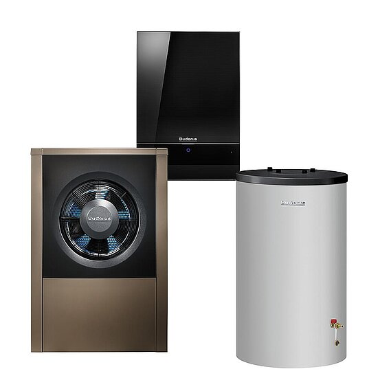 2550127.jpg Buderus WLW196i.2-6 AR B S+ Wärmepumpen-Paket WLW B1 mit P120 Pufferspeicher